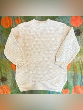 Gypsy Cloud Sweater Womens Sz Small Thick Knit CrewNeck Heavyweight Polyester